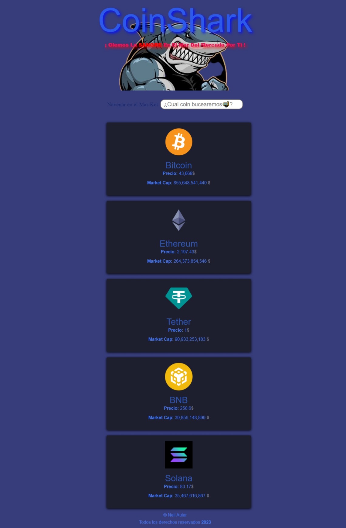 Proyecto CoinShark