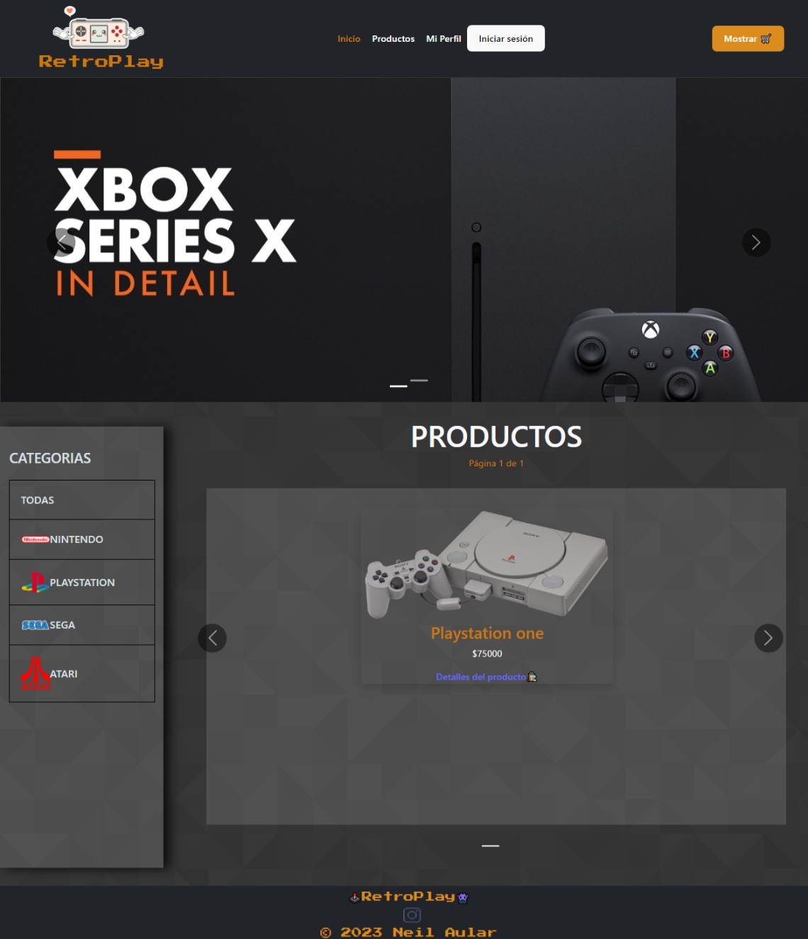 Proyecto RetroPlay